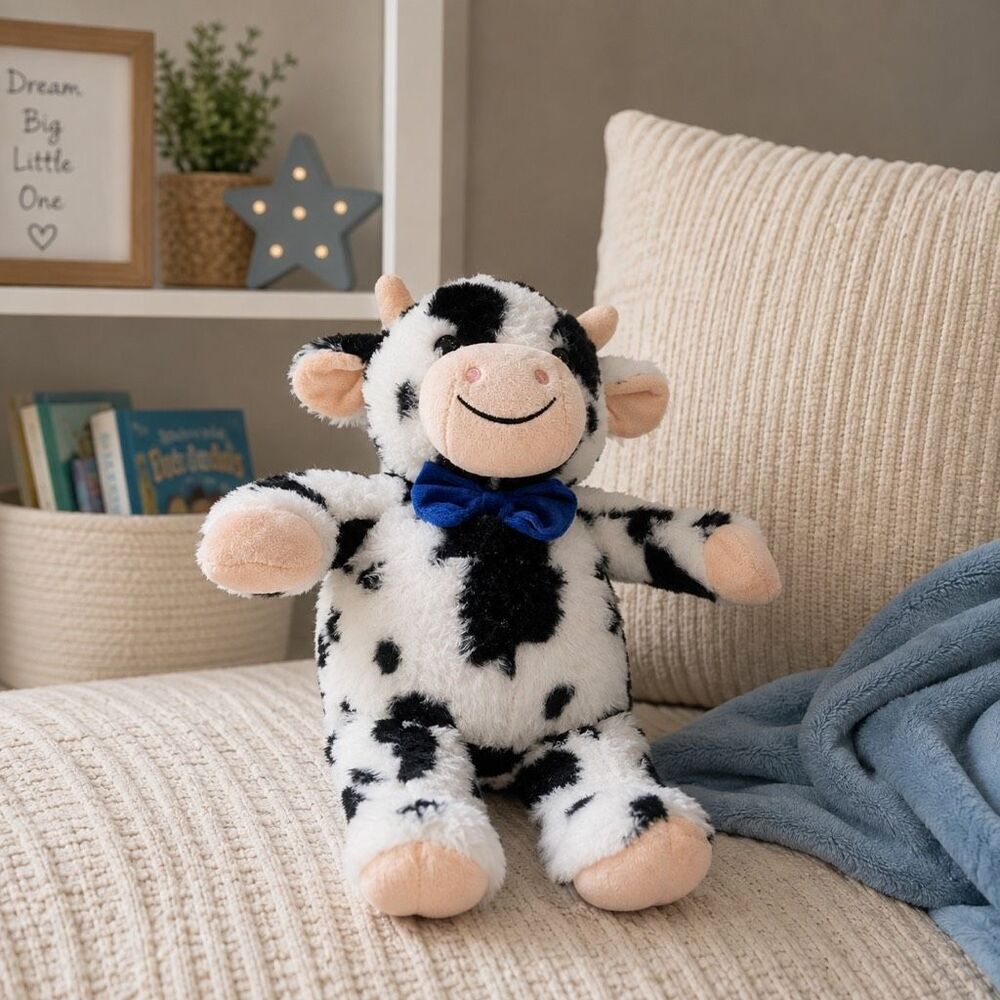 Aroma Home Hot Hugs Cow Microwavable Lavender Scented Plush Stuffed Animal